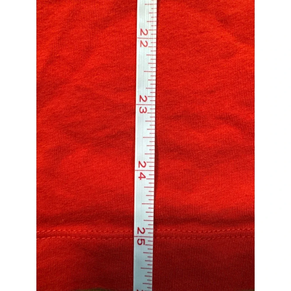 Nike Mens The Nike Tee Red Short Sleeve Futura Logo Cotton T-Shirt Size Small
